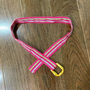 Belt Multi Colored Ribbon